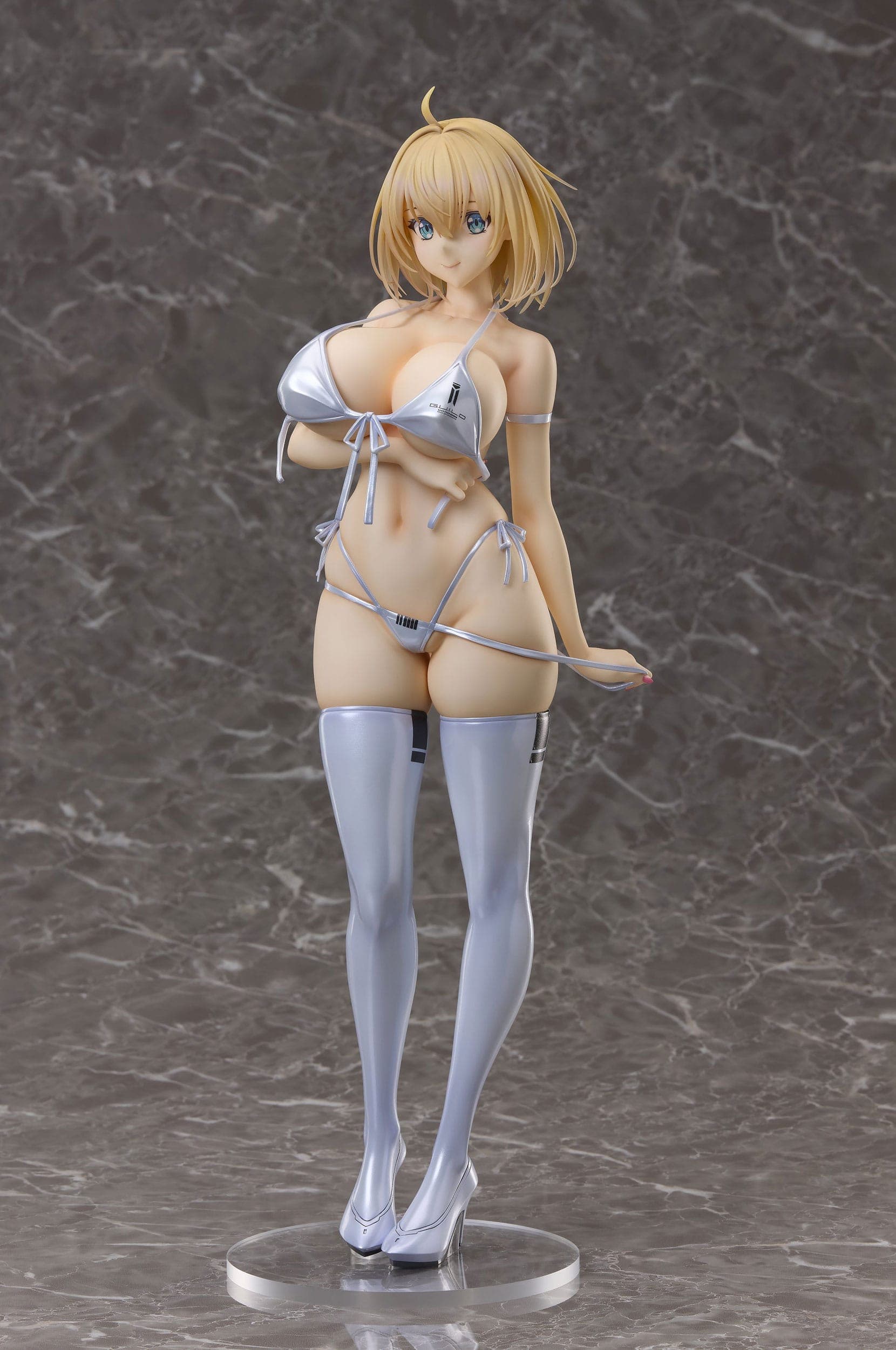 Sophia F. Shirring Bunny Suit Planning (White Bikini)